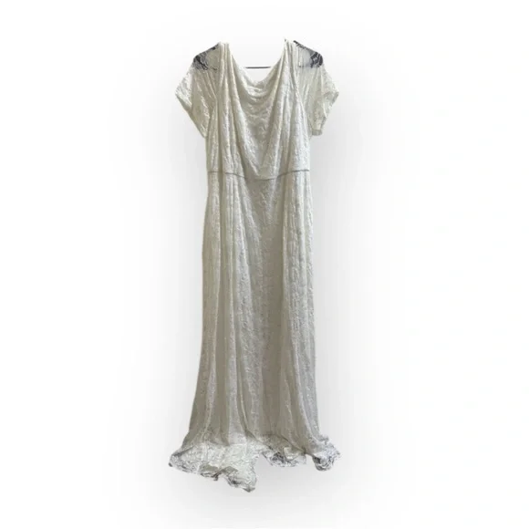 Torrid Ivory Lace Wedding Dress Size 18 - Picture 1 of 8